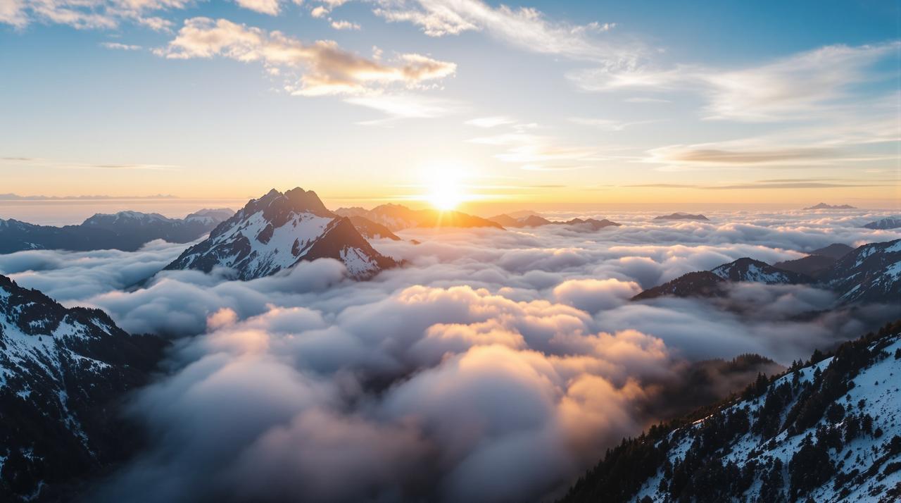 穿越云海 · 高山飞行